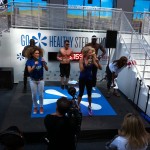 Doing Plyometric Jumps On Stage!