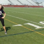 Cari Shoemate's Football Challenge For ExerciseTV