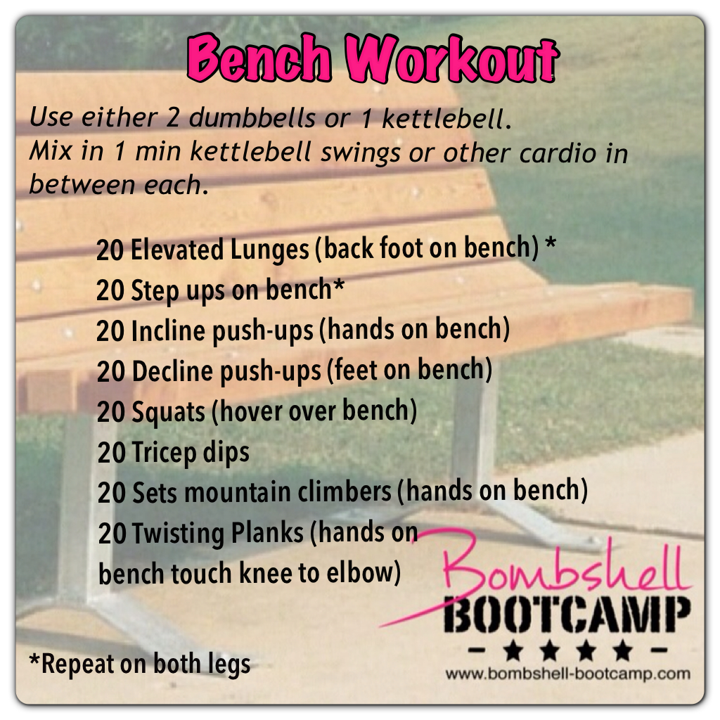 The Park Bench Workout Cari Shoemate